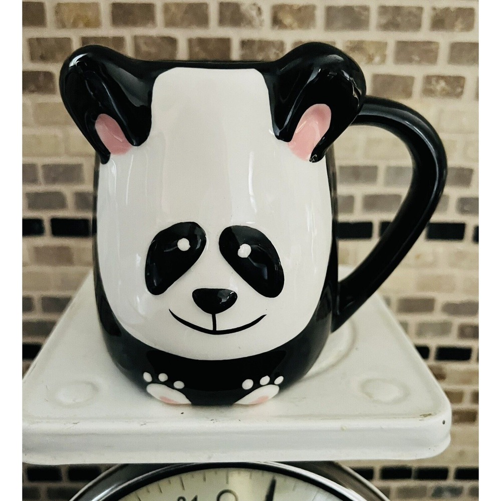Cute Panda Bear Coffee Mug Tea Cup 3D Animals Dishwasher‎ Safe Tag